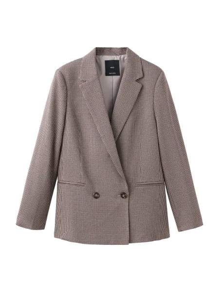 MANGO Sacou CHARLOTT bej / roșu bordeaux negru