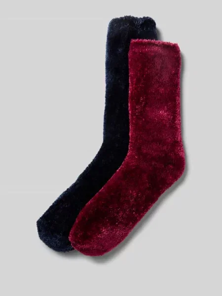 Skarpety w zestawie 2 szt. model ‘WOMEN SUSTAINABLE COSY Camano bordowe