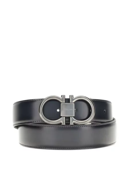 Cu centură curea Ferragamo din piele cu cataramă albastru