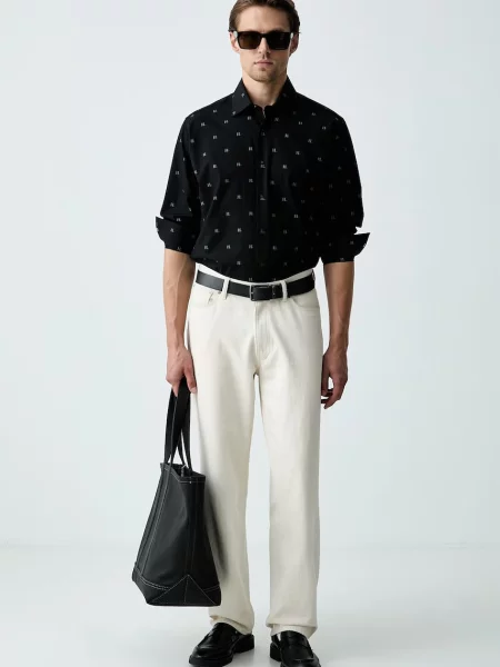 KARL LAGERFELD Cămașă negru