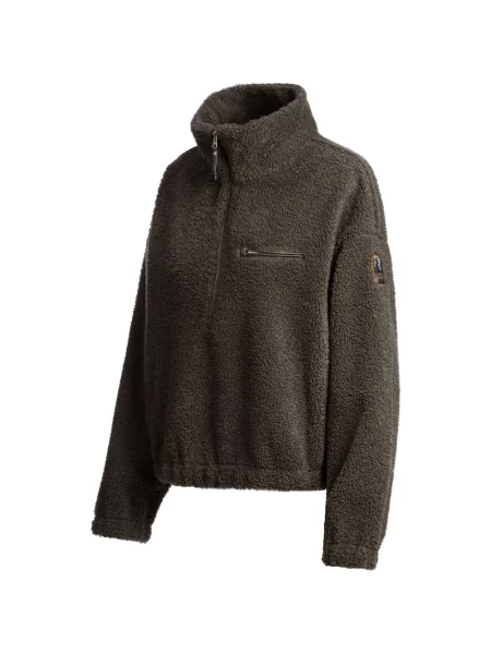 Fleece hoodie Parajumpers πράσινο