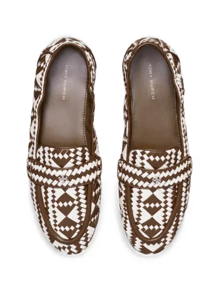 Pantofi loafer Tory Burch maro