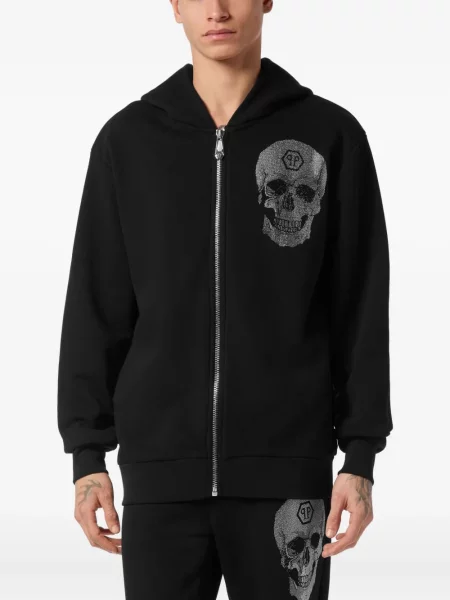 Hoodie Philipp Plein μαύρο
