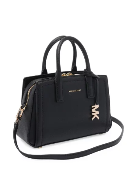Geantă shopper Michael Michael Kors cu autograf maro