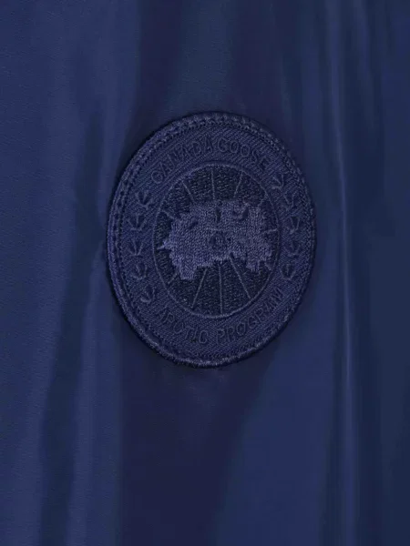 Geacă Canada Goose cu glugă albastru