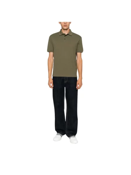 Koszulka polo Emporio Armani zielona