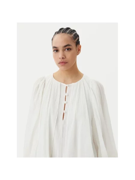 Tie dye sukienka casual Pinko casual biała