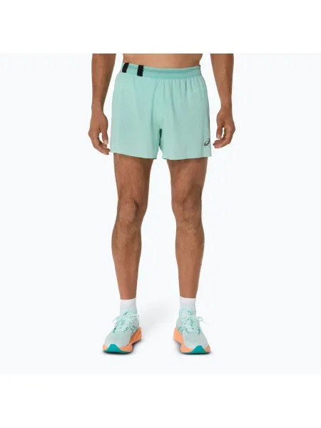 Pantaloni scurți de alergare pentru bărbați ASICS Metarun oasis green verde