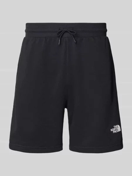 Szorty z logo i pasek The North Face czarne