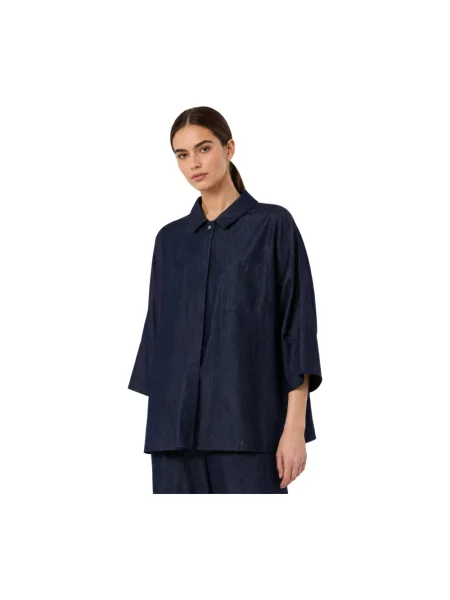 Bluzka Max Mara niebieska