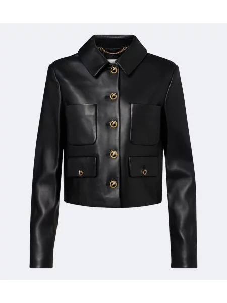 Geanta de piele Altuzarra negru