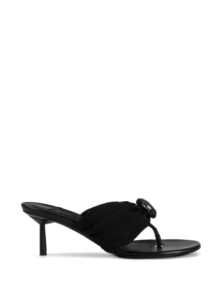 Плисирани сандали Le Silla черно