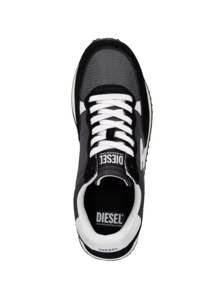 Sneakerși Diesel cu autograf negru