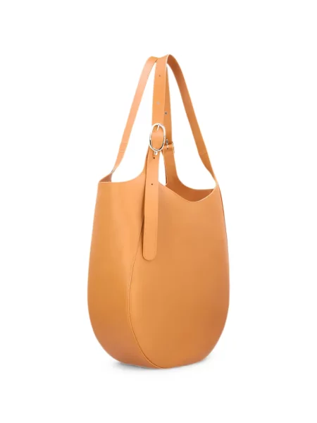 Geantă Longchamp din piele maro