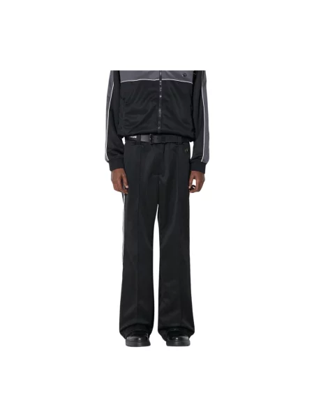 AMBUSH spodnie dresowe Track Pants z aplikacją czarny