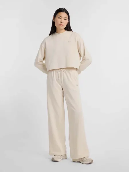 Переработанный спортивные штаны New Balance бежевые