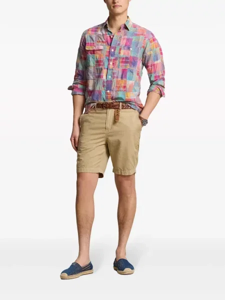 Hlače Polo Ralph Lauren s vezom s cvjetnim printom s vezicama plava