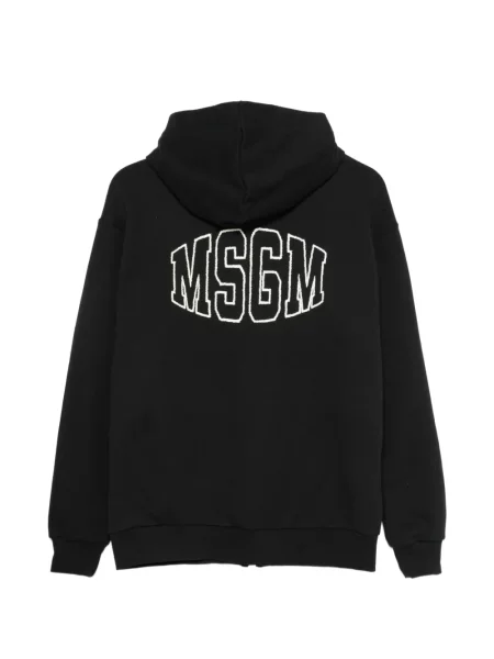 Dětska mikina s kapucí Msgm černá
