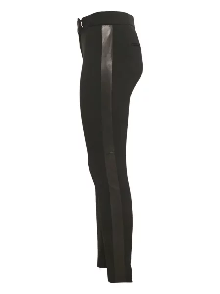Pantaloni Tom Ford din piele negru