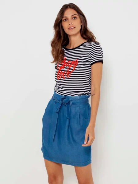 Fustă din denim Camaieu