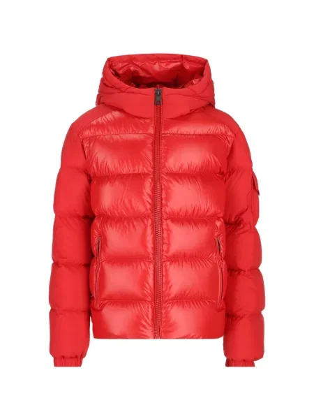 Kurtka dziecięca Moncler Enfant czerwona