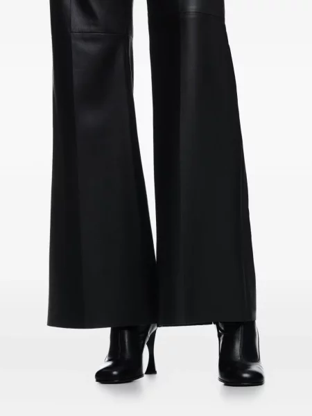 Кожени панталон Emporio Armani черно