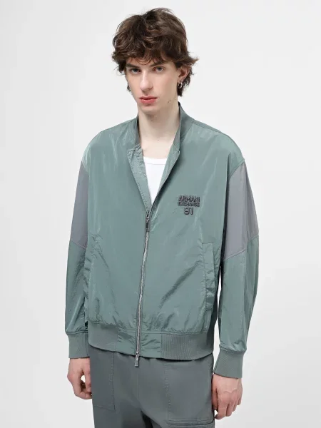 Бомбер Armani Exchange зеленый