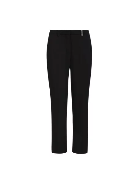 Spodnie Fabiana Filippi z wysokim kołnierzem czarne