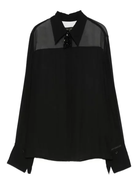 Koszula Simona Corsellini z koralikami czarna