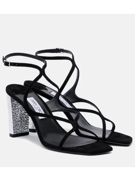 Sandale Jimmy Choo din piele de căprioară negru