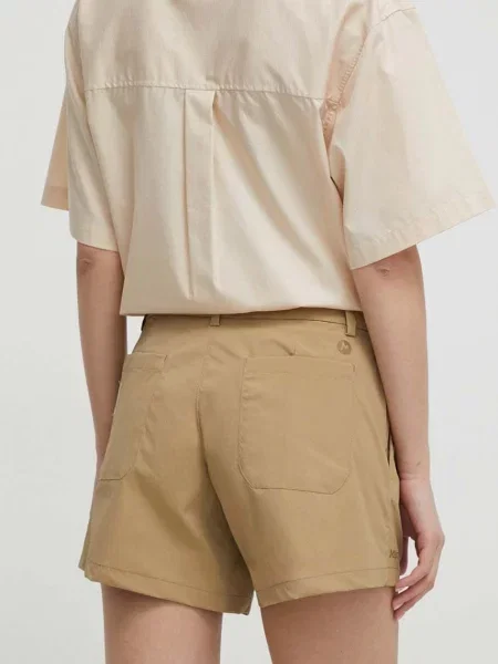 Outdoorové šortky Marmot Arch Rock medium waist béžová