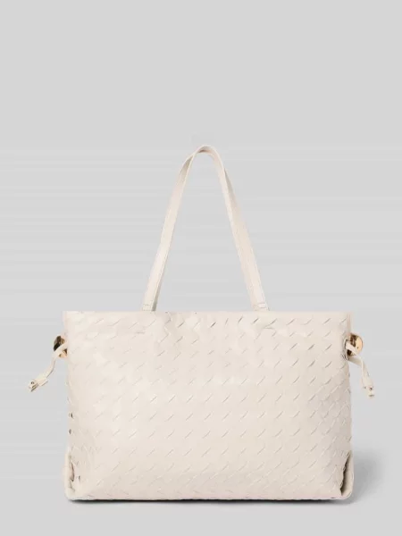 Torba tote z imitacji skóry model ‘Riccy’ Liu Jo White biała