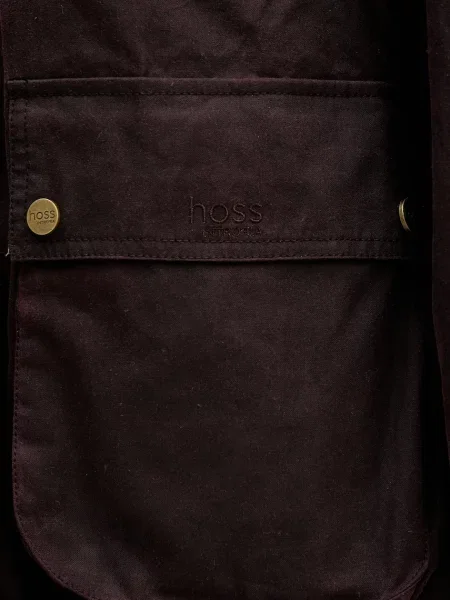 Куртка Hoss Intropia демісезонна oversize бордовий