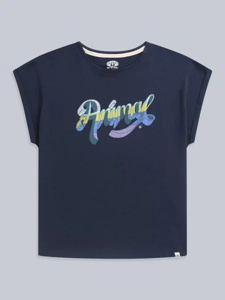 Holly koszulka organiczna Navy