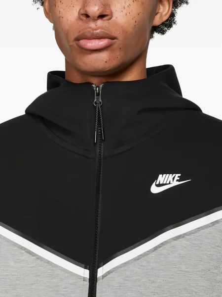 Флийс суичър с качулка Nike черно