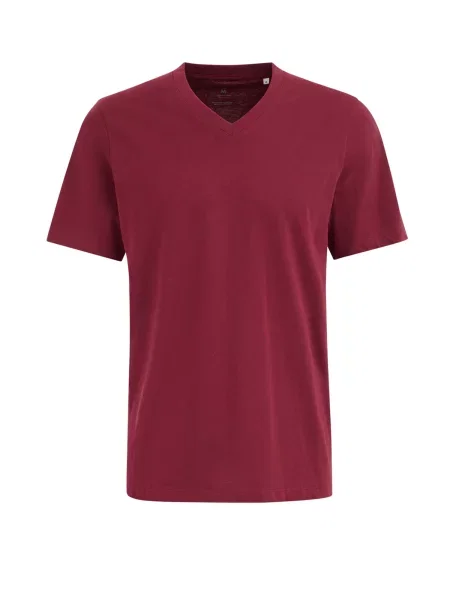 WE Fashion Tricou vin roșu