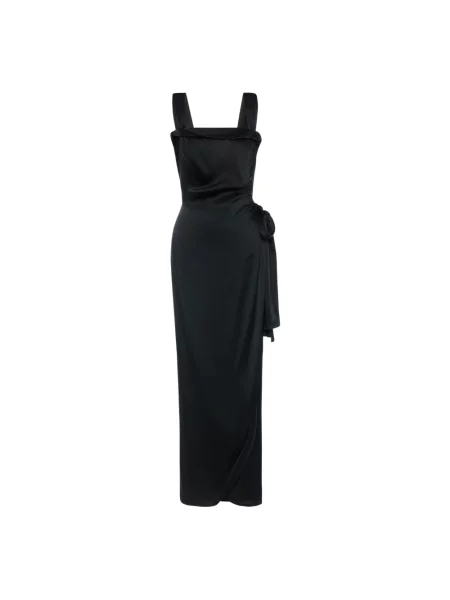 Sukienka maxi Maison Margiela czarna