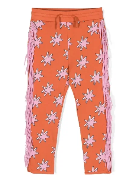 Spodnie dziecięce Stella Mccartney pomarańczowe