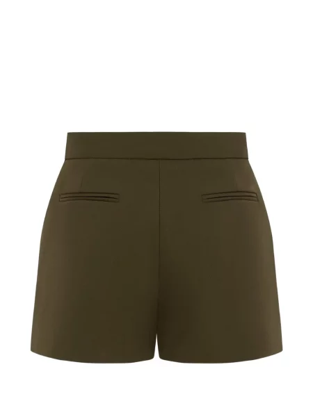 Pantaloni scurți Alex Perry cu talie înaltă verde