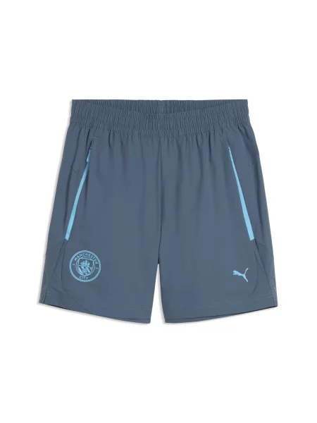 MÄ™skie szorty z tkaniny Manchester City PUMATECH o luÅºnym kroju Akcesoria S szary