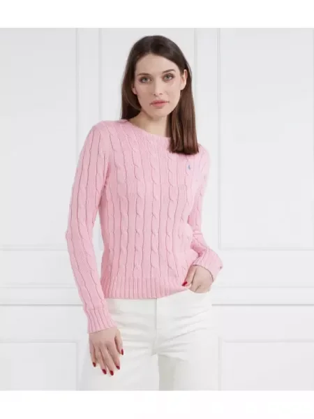 POLO RALPH LAUREN Kötött pulóver | pima rózsaszín