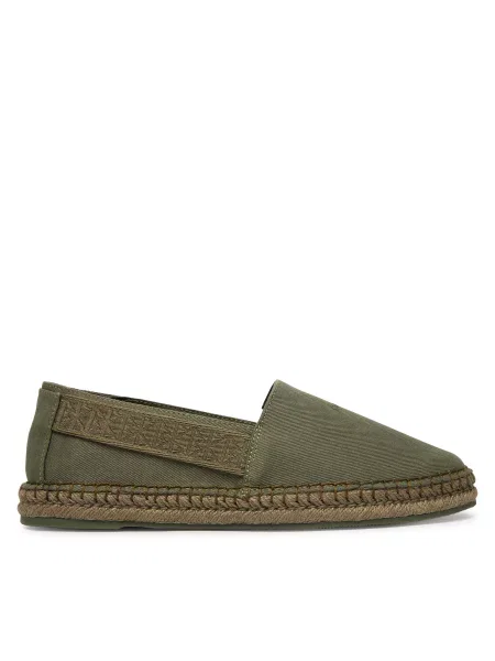Espadrile Calvin Klein Espadrille Webbing Cv zelena