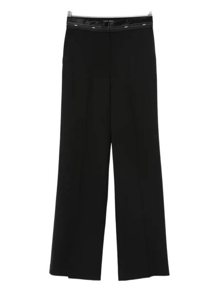 Pantaloni Msgm din satin negru