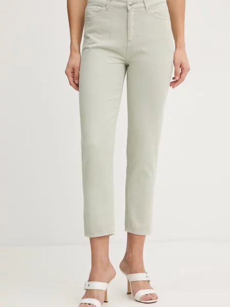 Armani Exchange blugi relaxed fit pentru femei verde