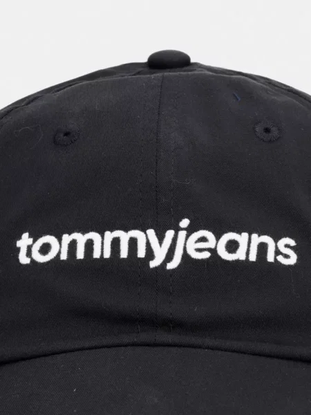 Tommy Jeans baseball kapa črna