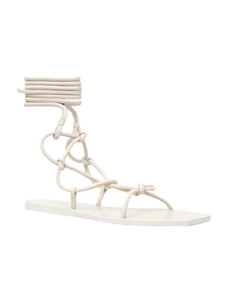 Rick Owens Lilies sandały skórzane Penta beżowy