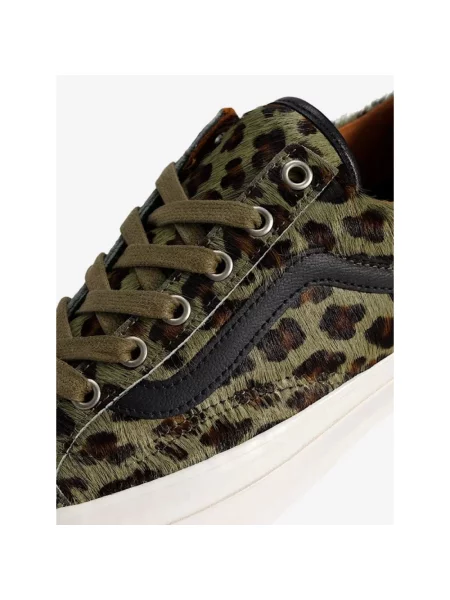 Sneakersy Vans Old Skool skórzane zielone