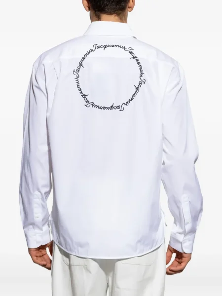 Cămașă Jacquemus lungă alb
