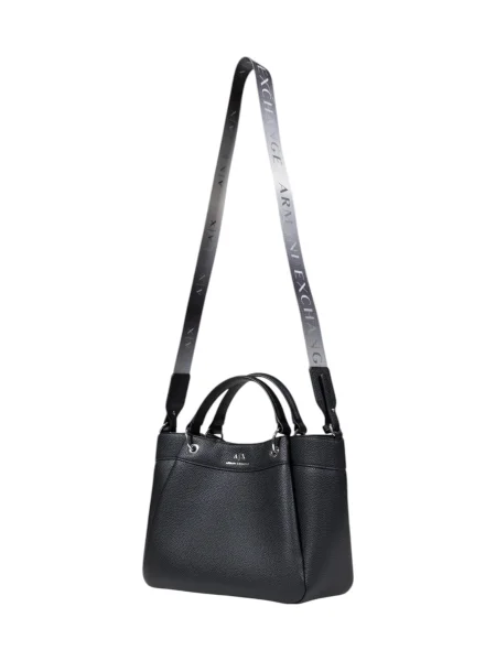 Torebka Armani Exchange skórzana czarna