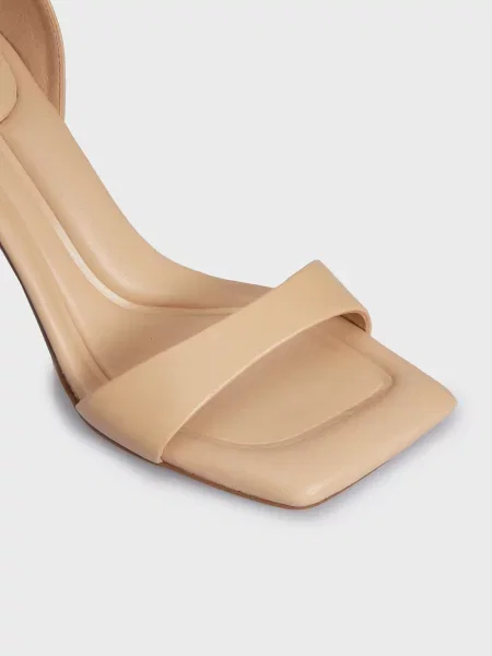 Шкіряні босоніжки Prpy бежеві